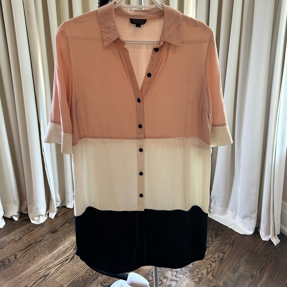 Topshop shirt dress - size 4